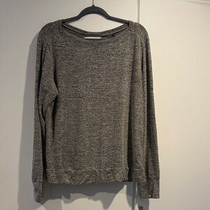 Champion Women's Heathered Gray Long Sleeve Top